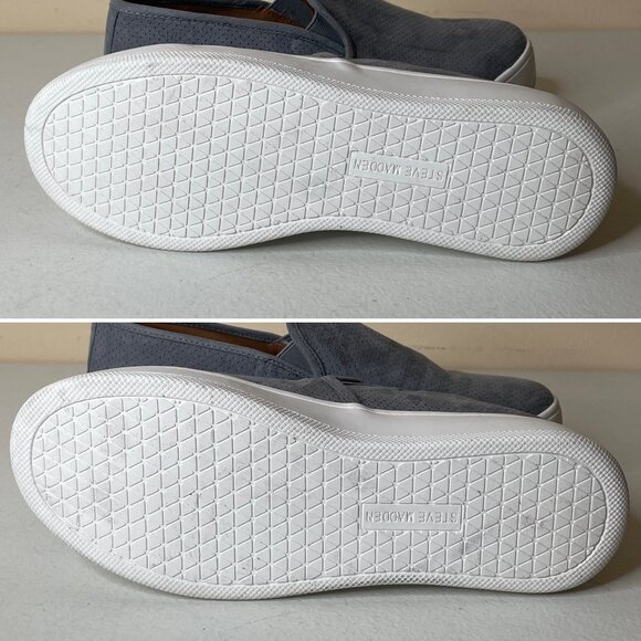 Steve Madden Gracy Gray Slip On Loafer Sneakers Size 8 - Picture 6 of 16